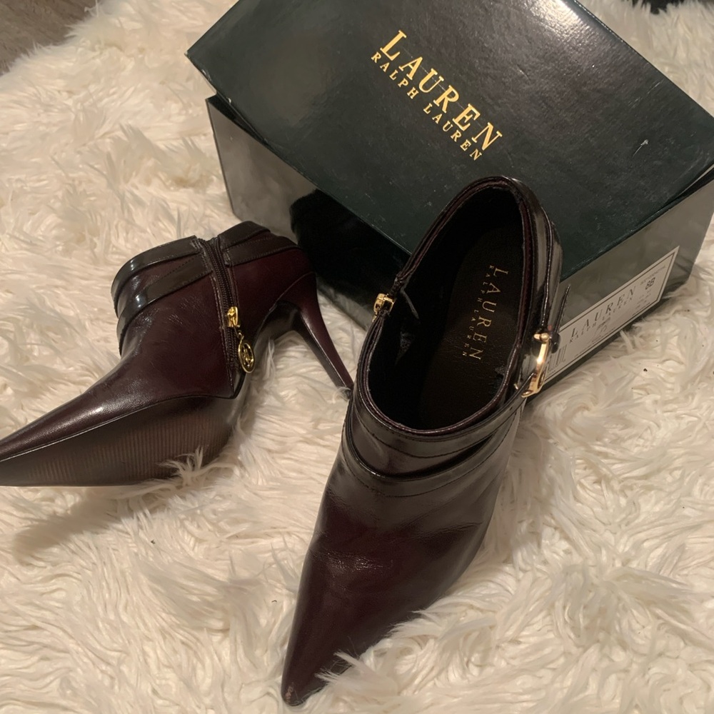 Lauren Ralph Lauren Women's Dark Brown Heeled Boots